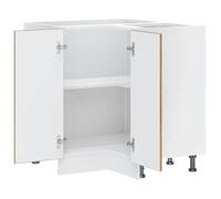 Moderne Placard d'angle de cuisine Lucca, SWEETY Meuble bas de cuisine, vieux bois bois d'ingénierie, 75.5x75.5x81.5 cm BB970