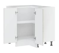 Moderne Placard d'angle de cuisine Porto, SWEETY Meuble bas de cuisine, sonoma gris bois d'ingénierie, 75.5x75.5x81.5 cm BB1091