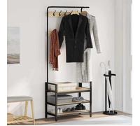 Moderne Porte-manteau - Vestiaire Meuble d'entrée Chêne sonoma 75 x 34 x 184 cm Bois d'ingénierie@FR(44878）