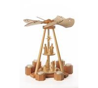 Moderne Pyramide de Bougies Delta Zweistöckig Avec Conte de Noël 25x39x21 CM