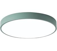 Moderne Simple, Spectre Complet, Irc95 à Intensité Infinie, Source Lumineuse à Lentille LED, Plafonnier Rond, Huit Couleurs Disponibles, Chambre à Coucher, Salle à Man, Green, 50cm