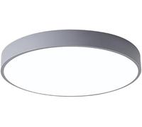 Moderne Simple, Spectre Complet, Irc95 à Intensité Infinie, Source Lumineuse à Lentille LED, Plafonnier Rond, Huit Couleurs Disponibles, Chambre à Coucher, Salle à Man, Ash, 30cm
