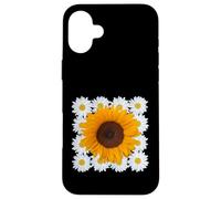 Moderne Squaring The Circle Tournesol Marguerites Formes Mania Coque pour iPhone 16 Plus
