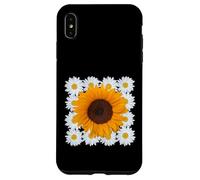 Moderne Squaring The Circle Tournesol Marguerites Formes Mania Coque pour iPhone XS Max