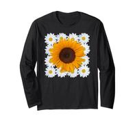 Moderne Squaring The Circle Tournesol Marguerites Formes Mania Manche Longue