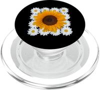 Moderne Squaring The Circle Tournesol Marguerites Formes Mania PopSockets PopGrip pour MagSafe