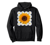Moderne Squaring The Circle Tournesol Marguerites Formes Mania Sweat à Capuche