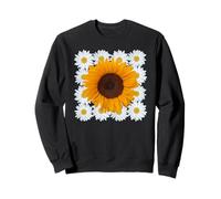 Moderne Squaring The Circle Tournesol Marguerites Formes Mania Sweatshirt