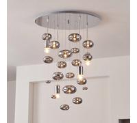 Moderne Suspension En Chrom 4X E27 60W Lampe De Salon