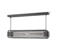 Moderne Suspension Weave | 80/12/150cm | Noir | Suspension en métal | adapté pour une source de LED lumière E27 | Suspension adaptée pour le salon, et la cuisine