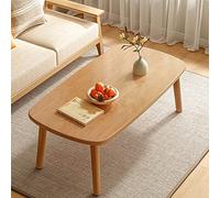 Moderne Table Basse Pliante, L39 X P21 X H17 Pouces, Noyer Naturel Et Bois De Caoutchouc, Maison Et Salon, Table De Sol Portable Pliable, Pas Besoin D'assembler Simple