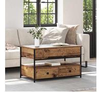 Moderne Table basse - Table de Canapé/Table Salon Bois Ancien 85 x 50 x 50 cm Bois d'ingénierie@FR(818842）