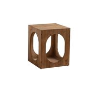 Moderne Table d'appoint de canapé carrée en bois, table d'appoint mobile for salon, chambre à coucher, salon de thé, café, petite table Simple