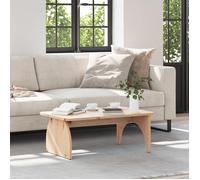 Moderne Table de salon - Table basse Naturel 80 x 50 x 31 cm Bois de pin massif@FR(23419)