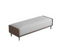 Moderne Tabouret de Bout lit Chambre à Coucher, Banc Chaussures, Long, entrée Luxe, Haut Gamme, Salon, canapé, Tabouret Bancs Bout de lit(Coffee+Gray)