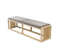 Moderne Tabouret de lit en Bois Massif de Style Chinois, Banc à Chaussures, Tabouret de Chevet for Chambre à Coucher, canapé, Long Banc à Chaussures Décoratif(Original Wood,Petit)