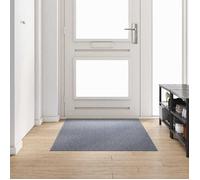 Moderne Tapis Couloir - Tapis de Passage - Gris clair 100 x 100 cm tissu@FR(167972）