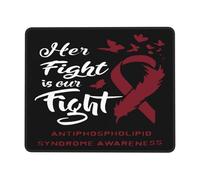 Moderne Tapis de Bureau Sa Lutte est Notre Lutte Conscientisation du Syndrome antiphospholipide Gaming Mousepad Souris de Gaming 25x30cm pour Joueurs Professionnels,PC,Souris