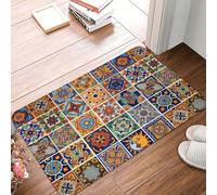Moderne Tapis de Porte intérieur et extérieur Chakras Centres d'énergie Cosmique Tapis de Sol Tapis WC 40×60cm pour Cuisine,Chambre,Terrasse