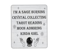 Moderne Tapis de Souris, C'est Une Lecture de Tarot de Collection de Cristaux brûlants de Sage Lune Mousepad Lavable Tapis de Bureau pour Joueurs Professionnels Claviers Souris
