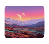 Moderne Tapis de Souris de Jeu Planète Alien Landsc Gamer Mouse Pad Mousepad 25x30cm pour PC,Souris,Claviers