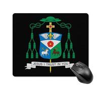 Moderne Tapis De Souris D'Ordinateur Armoiries Imprimées De David Gerard O'Connell 25X30Cm, Gamer Mouse Pad Antidérapante Tapis De Souris pour Joueurs Professionnels Pc Ordinateur