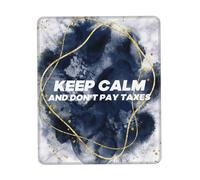 Moderne Tapis de Souris d'Ordinateur, Restez Calme et ne payez Pas d'impôts Mousepad Confort Tapis Souris pour Jeux Claviers Ordinateur