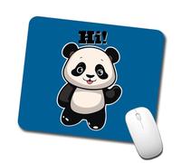 Moderne Tapis De Souris Panda Qui Fait Coucou Salut Bonjour Salutations Ami 25X30Cm, Gaming Mousepad Améliore La Précision Et La Vitesse Tapis De Souris De Jeu pour Jeux Ordinateur Souris