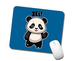 Moderne Tapis De Souris Panda Qui Fait Coucou Salut Bonjour Salutations Ami 25X30Cm, Gaming Mousepad Améliore La Précision Et La Vitesse Tapis De Souris De Jeu pour Jeux Ordinateur Souris