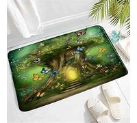 Moderne Tapis d'Entrée Contes de fées Elfes enchantés Tapis de Porte Tapis WC 40×60cm pour Chambres,Baignoire,Cuisine