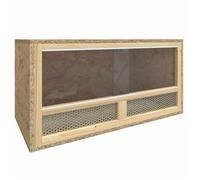 Moderne Terrarium résistance à l'humidité - Bois d'ingénierie - 60x30x30 cm - Habitat multi-niveaux @FR""8042""