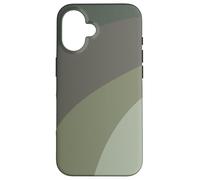 Moderne Terre Ton Olive Vert Olive Abstrait Boho Ondulé Coque pour iPhone 16