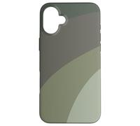 Moderne Terre Ton Olive Vert Olive Abstrait Boho Ondulé Coque pour iPhone 16 Plus