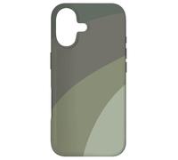 Moderne Terre Ton Olive Vert Olive Abstrait Boho Ondulé Coque pour iPhone 17