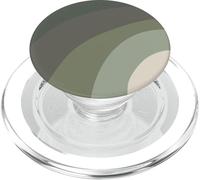 Moderne Terre Ton Olive Vert Olive Abstrait Boho Ondulé PopSockets PopGrip pour MagSafe