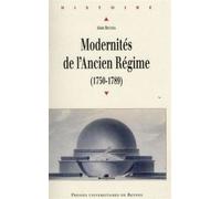 Modernites de l ancien regime - Pur - Presses Universitaires Rennes - broché - Etude