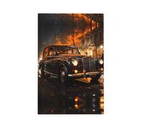 ModernLondon Couvre-interrupteurs décoratifs imprimés en cabine noire - Panneaux muraux durables pour interrupteurs de lumière et de prise