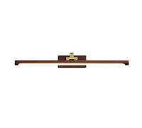 ModernWall Lampe murale en cuivre pour miroir de maison et salle de bain Éclairage de miroir avant 43 cm Design grain de bois élégant Éclairage de vanité de maquillage