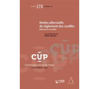 Modes alternatifs de reglement des conflits Reformes et actualites - Olivier Caprasse - Anthemis - broché - Etude