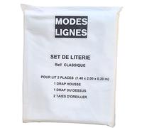 Modes Lignes - Set de Draps Jetables résistants 2 Personnes en 140
