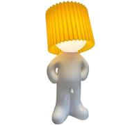 Modest Mike Naughty Night Lamp, Lampe créative A Little Shy Man, Lampe Créative de Petit Homme Timide, Lampe de table créative avec abat-jour, Lampe de chevet LED pour chambre à coucher (Jaune)