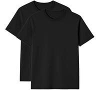 Modesta Lot de 2 T-Shirts Homme col Rond Manches Courtes 100% Coton Basique uni Respirant 150 g/m² Valeur économique S-3XL