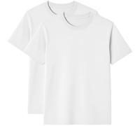 Modesta Lot de 2 T-Shirts Homme col Rond Manches Courtes 100% Coton Basique uni Respirant 150 g/m² Valeur économique S-3XL