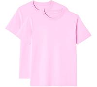 Modesta Lot de 2 T-Shirts Homme col Rond Manches Courtes 100% Coton Basique uni Respirant 150 g/m² Valeur économique S-3XL