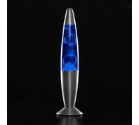 MODEZVOUS Lampe à Lave 35 cm, Lampe Magma Applique, Ampoule R39 25W Fournie, Câble Avec Interrupteur, Idée Cadeau Noël - Rouge, Bleu, Vet (BLEU)