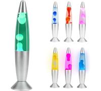 MODEZVOUS - Lampe Lave Fusée, Lampe Magma, 2 ampoules 25 W fournies, Interrupteur - Verte