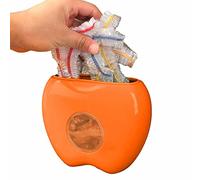 MODGAL Distributeur d'emballages Alimentaires en Pomme - Boîte Rangement pour Sac Conservation Frais - Couvercle Alimentaire en Pomme Anti-poussière Peu encombrant