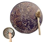 MODGAL Tambour chaman,Tambour sibérien dédié à la Main | Musique Tambour chamanique Décoration d'intérieur, Cadeau pour Les mélomanes