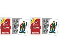 Modiano - 300163 - Cartes Régionales Siciliane - Version Italienne (Lot de 2)