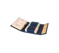 Modiano Buraco Cartes à Jouer dans Un étui en Cuir synthétique Bleu